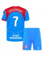 Billige Atletico Madrid Antoine Griezmann #7 Tredjedraktsett Barn 2025-26 Kortermet (+ Korte bukser)